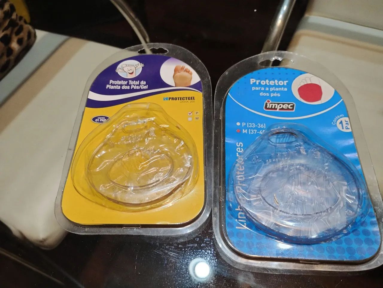 Protetor para os pés - Gel - Tamanho P e M - Foto 2