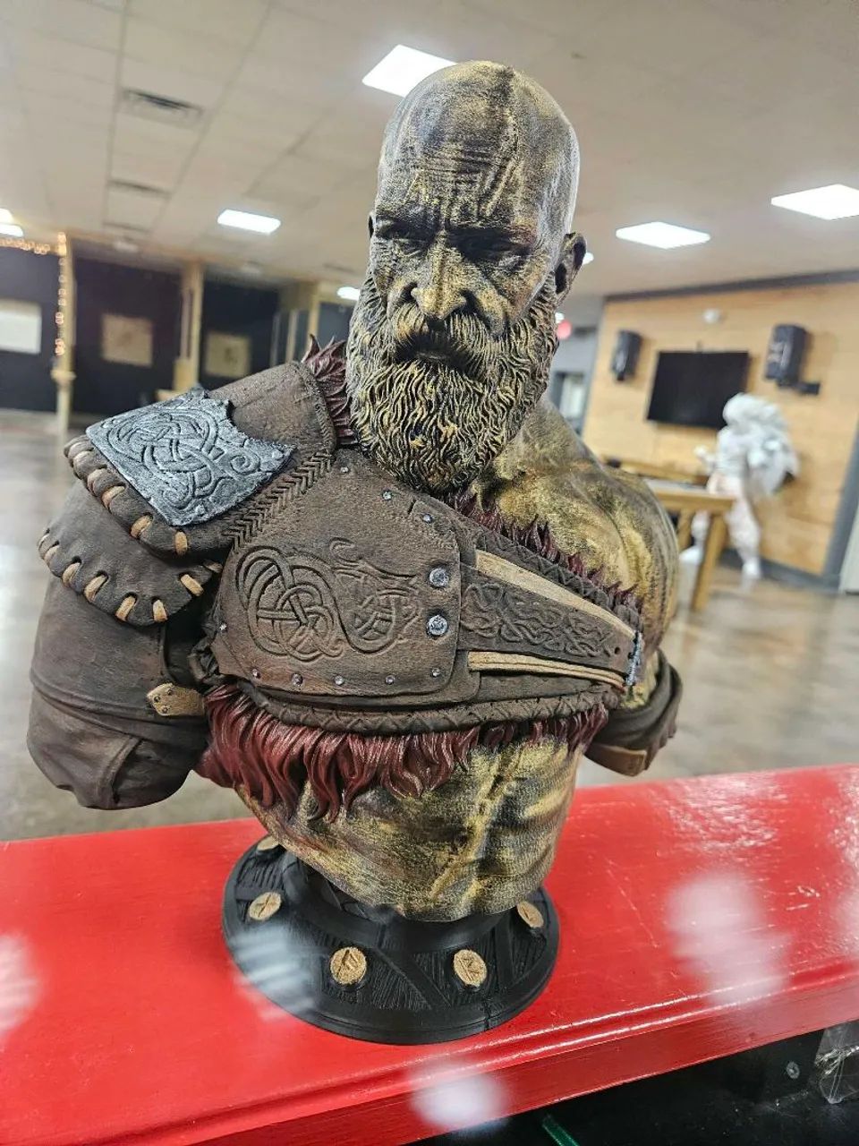 Busto Kratos Deus da Guerra Hiper Realista - Foto 5