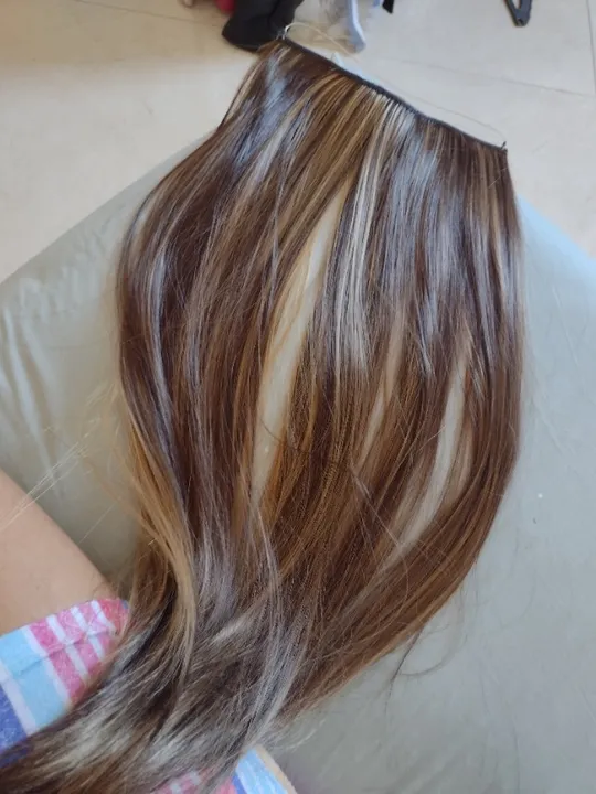 Aplique bela Belinda cabelo artificial