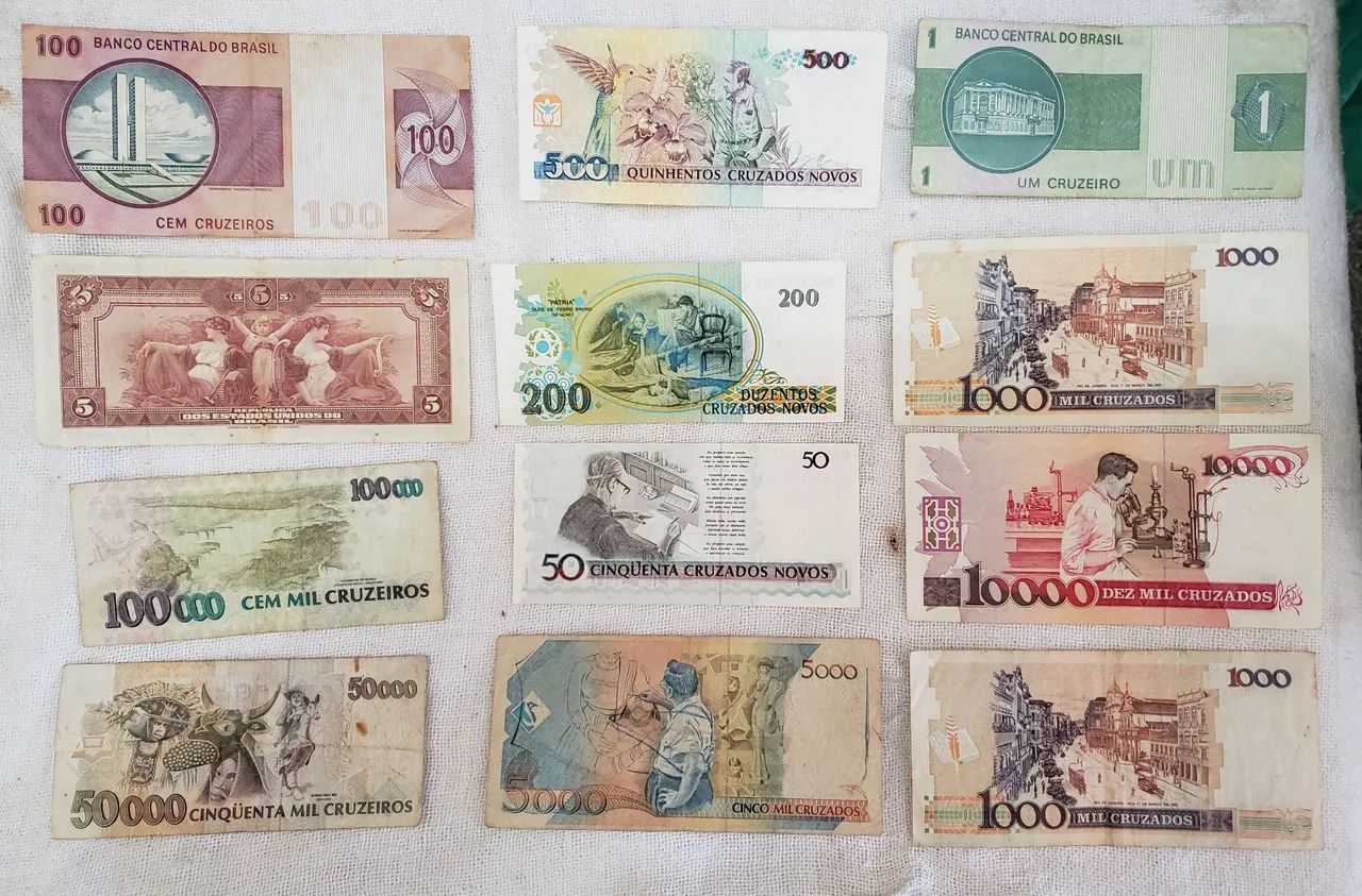 Coleção de Moedas Brasileiras Antiguas