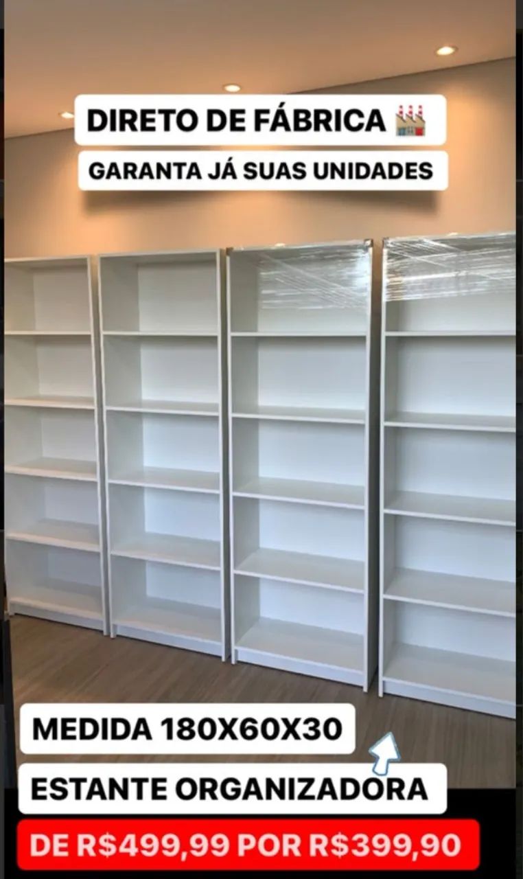 Estante Multiuso 100% mdf -Promoção de fabrica 