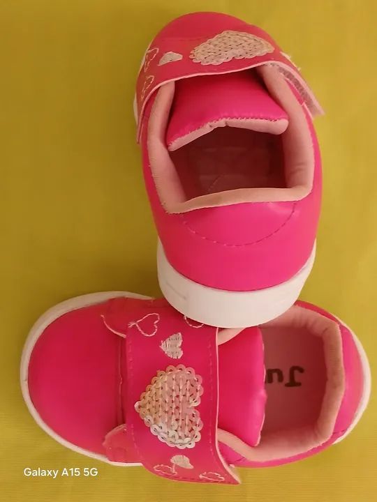 Tênis Juni Kids Rosa/ Tamanho 20. - Foto 3