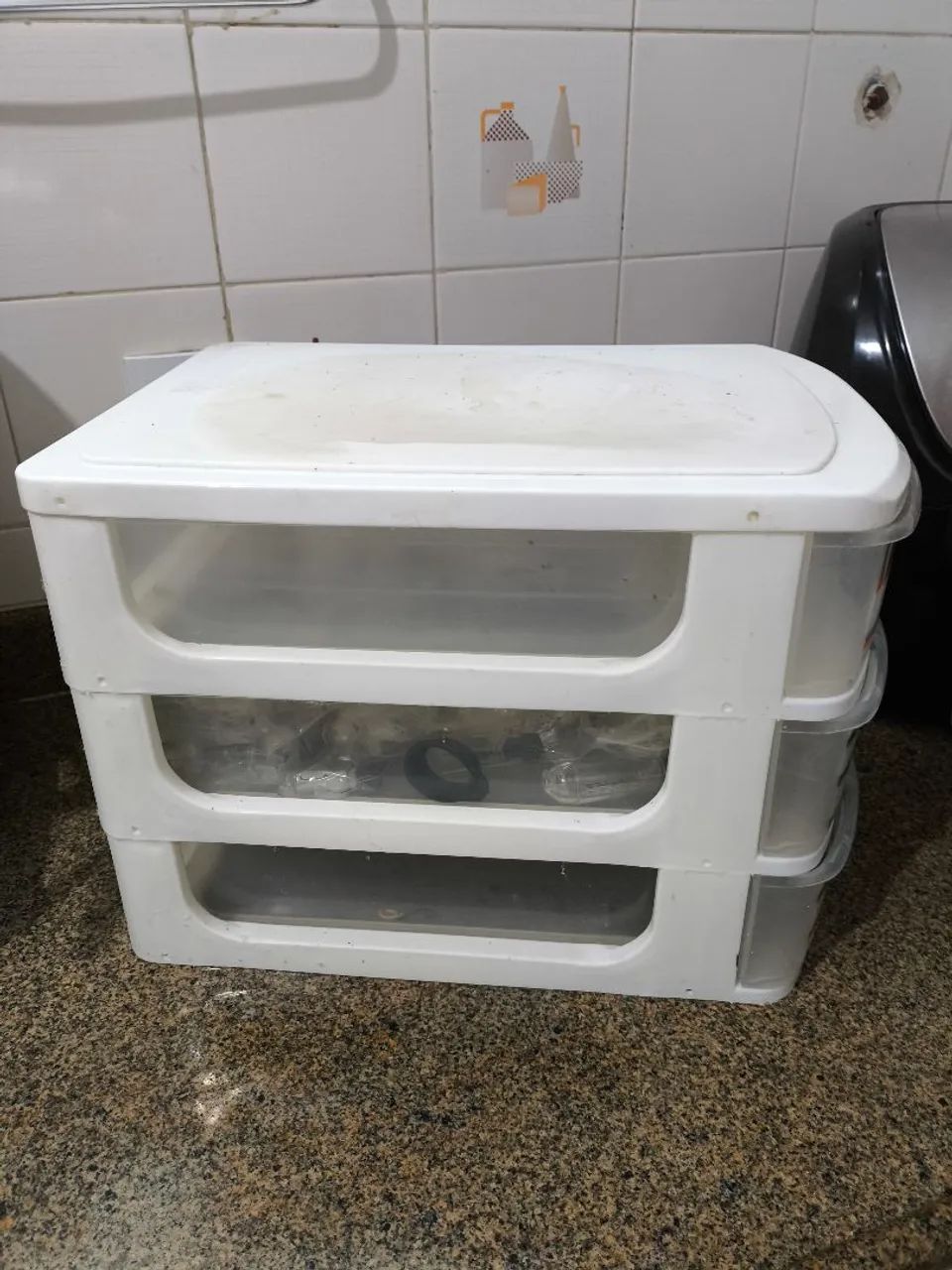 Organização para escritório - 3 gavetas - Foto 3