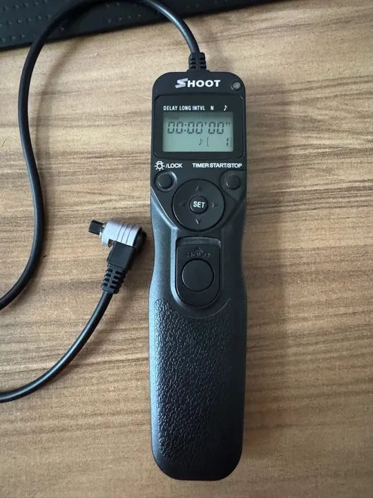 Disparador com Timer Shoot RS80-N3 para Câmeras Canon