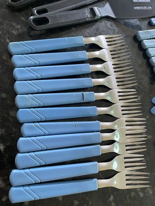 Jogo de Utensílios de Cozinha Faqueiro Talheres - 27 Peças - Foto 5
