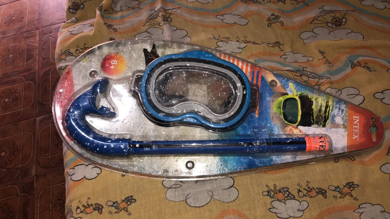 Kit Máscara e Snorkel Intex - Mergulho e Natação