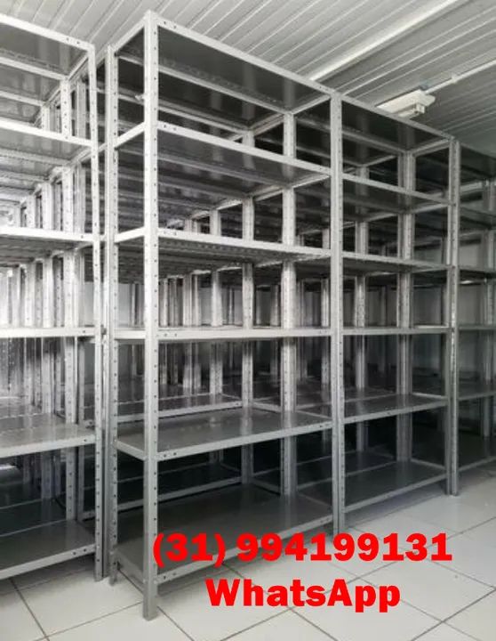 Nova! Entregue na Sua Porta e Frete Grátis BH - Estante Prateleira de Aço - Foto 6