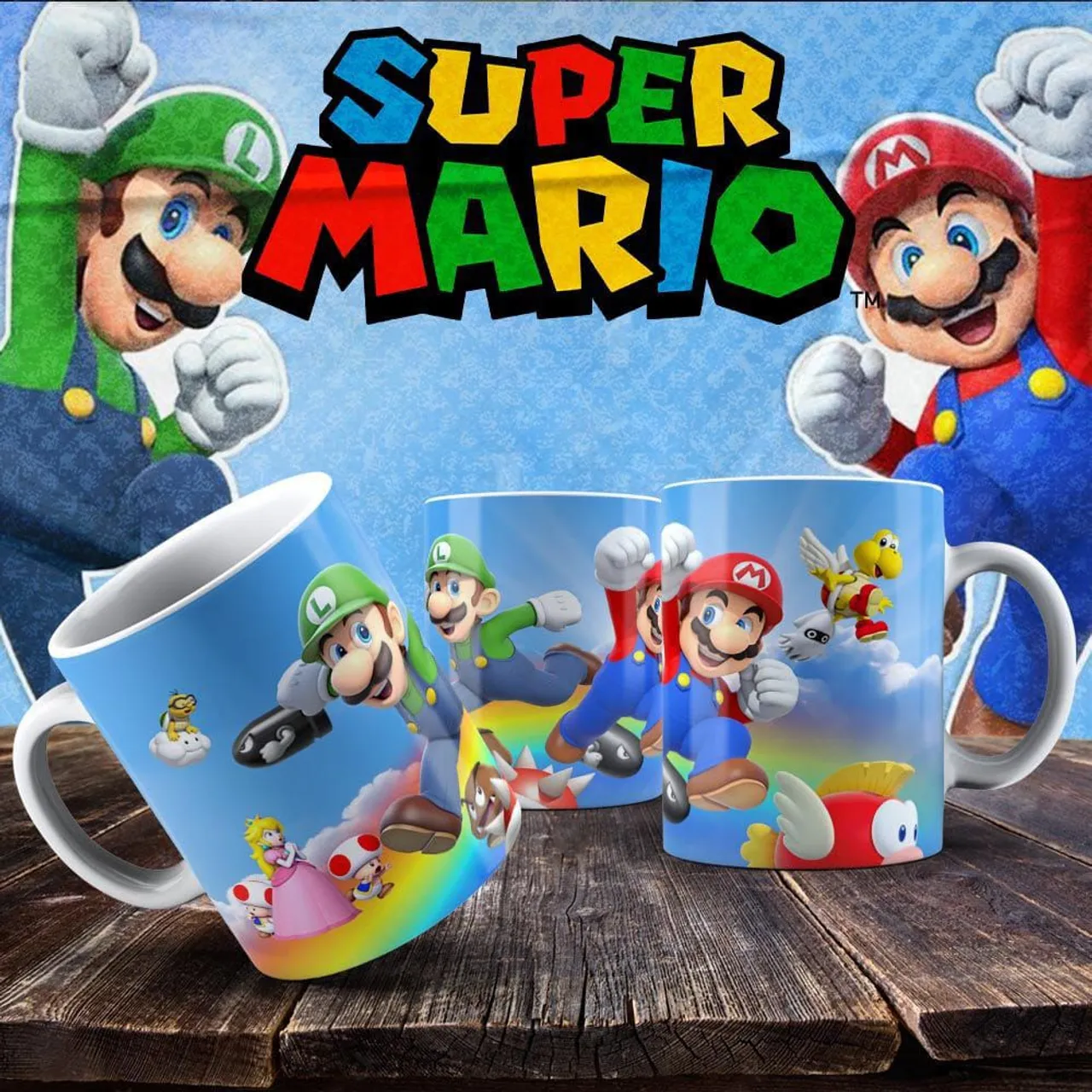 Canecas Super Mario - Coleção Exclusiva