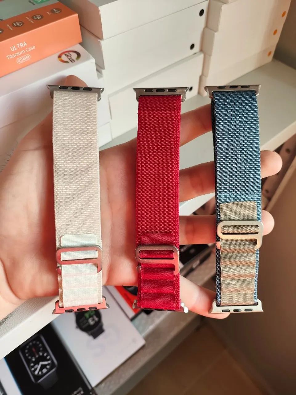 PULSEIRA DE TECIDO SMARTWATCH 44/45/49MM