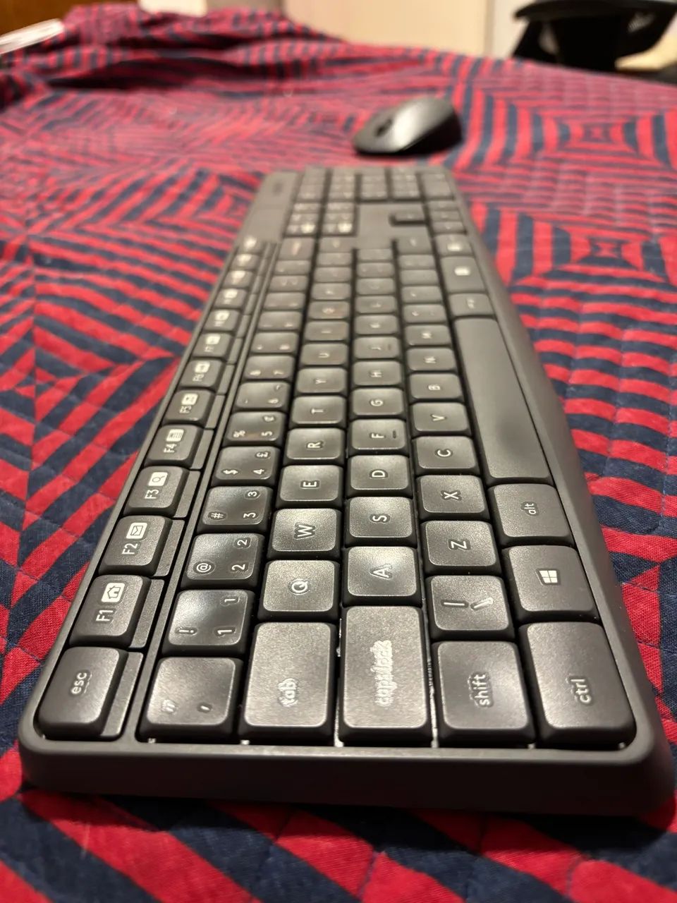 Teclado e Mouse Logitech MK235 usado - Foto 2