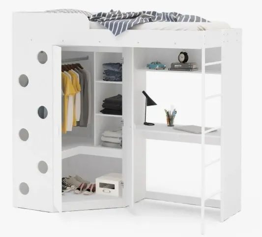 Cama multifucional com armário e mesa - Foto 2