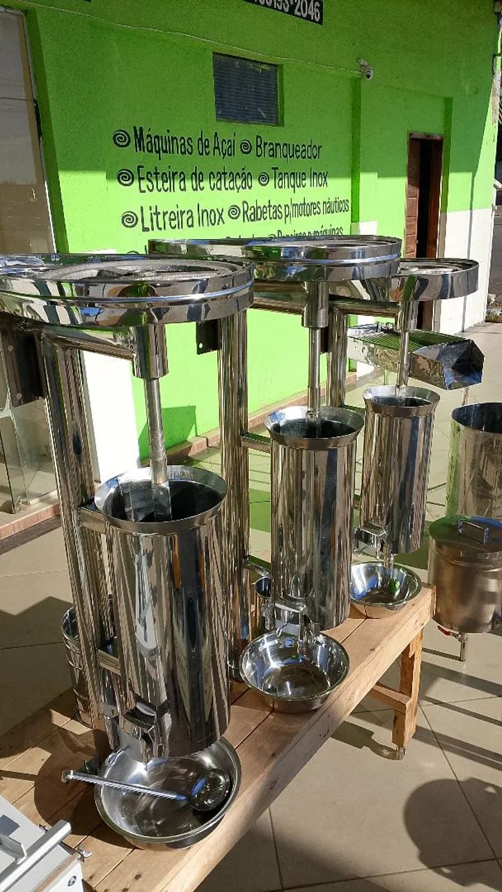 Máquinas de Açaí Industriais em Aço Inox