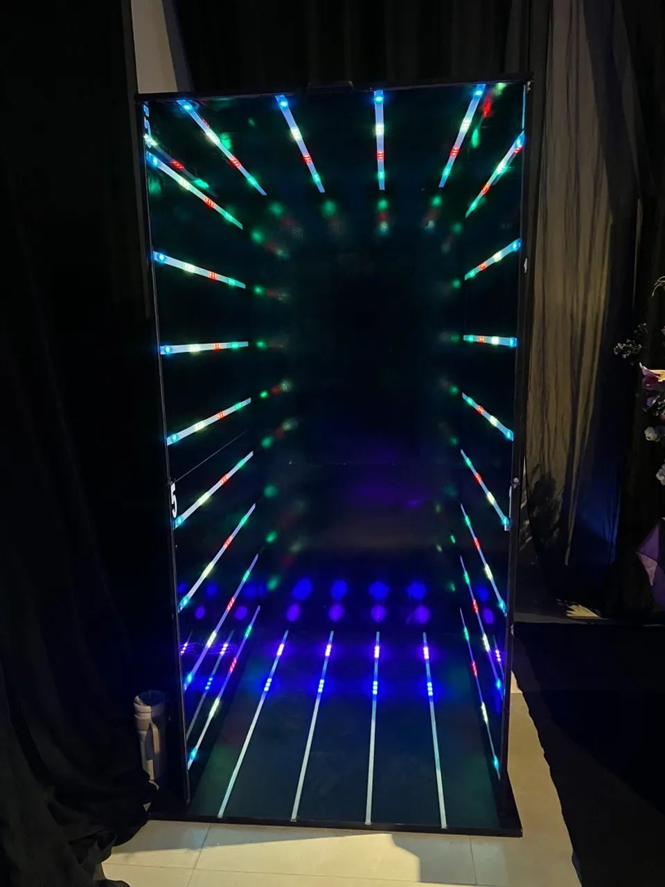 Túnel de led  para eventos vem plataforma 360