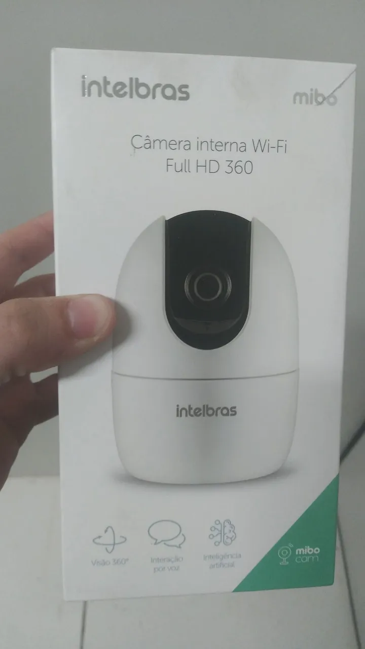 Câmera Intelbras Mibo Cam Wi-Fi Full HD 360