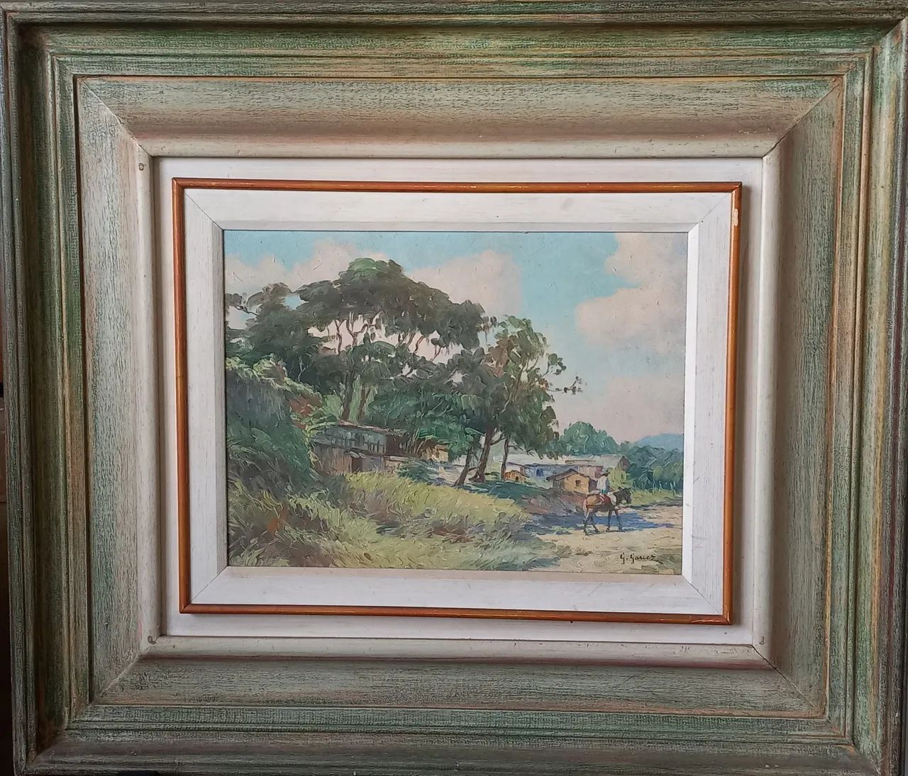 Quadro a óleo Gentil Garcez