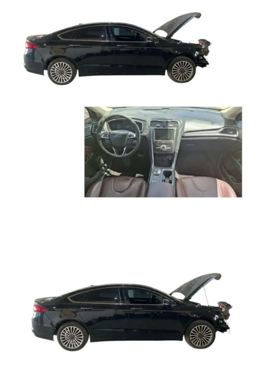 Sucata retirada de peças Ford Fusion - Preto 2017 2.0 com baixa e nota fiscal.