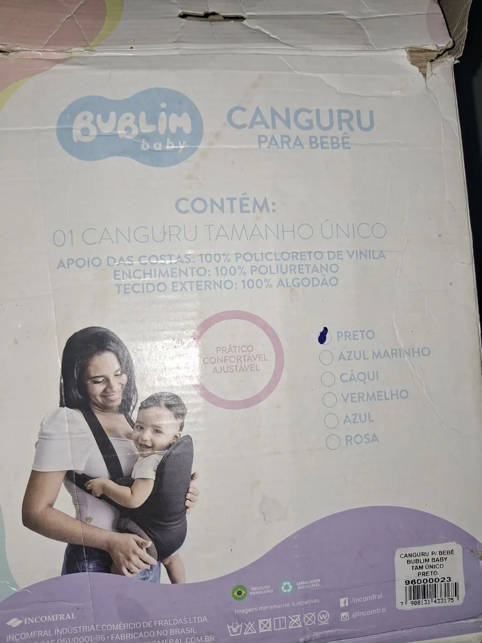 Canguru para bebê 