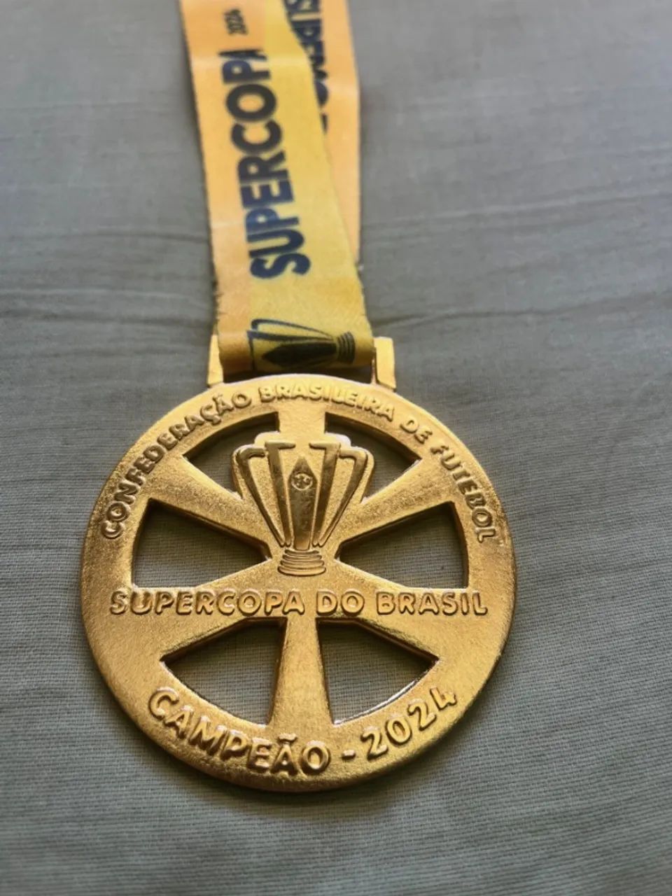 medalha Supercopa 2024 Sao paulo  - Foto 2
