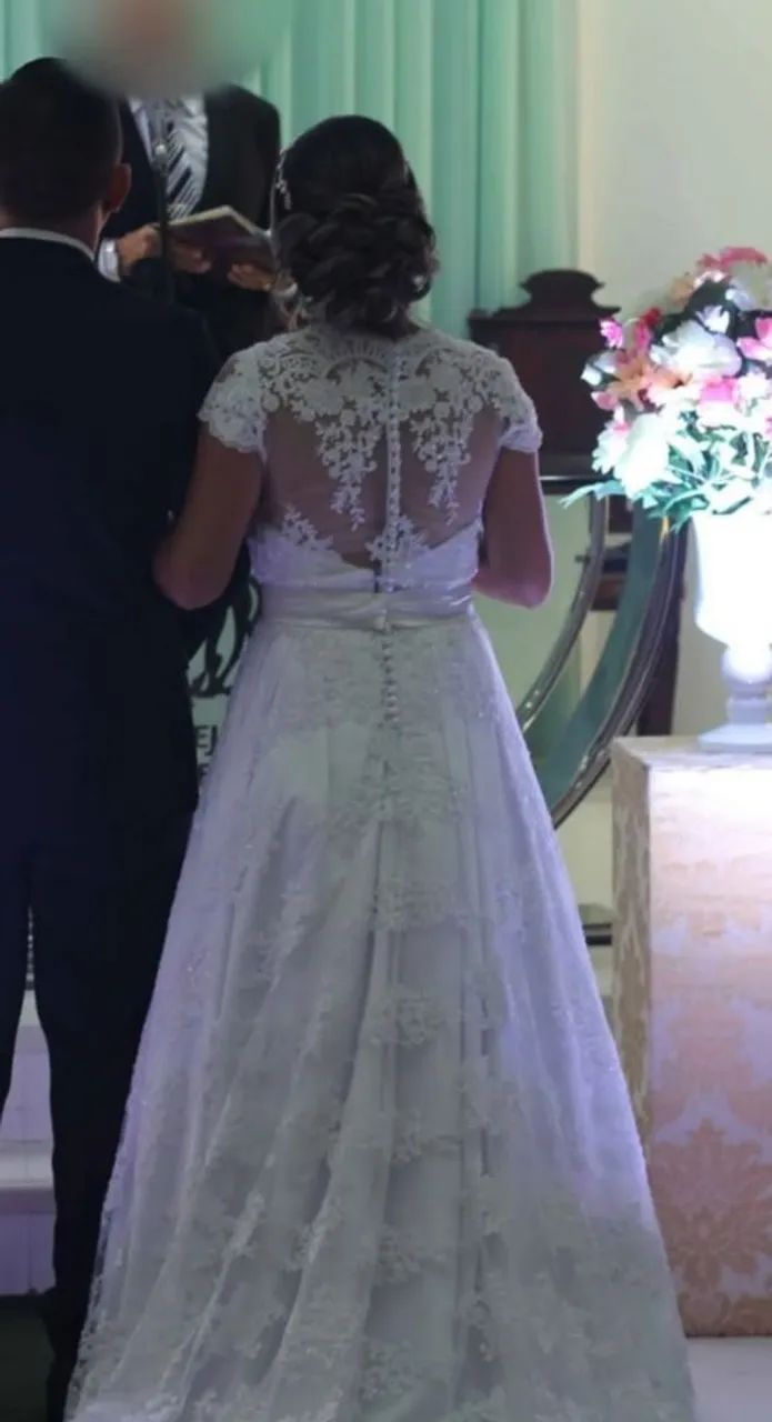 Vestido de Noiva - Usado uma vez - Foto 3