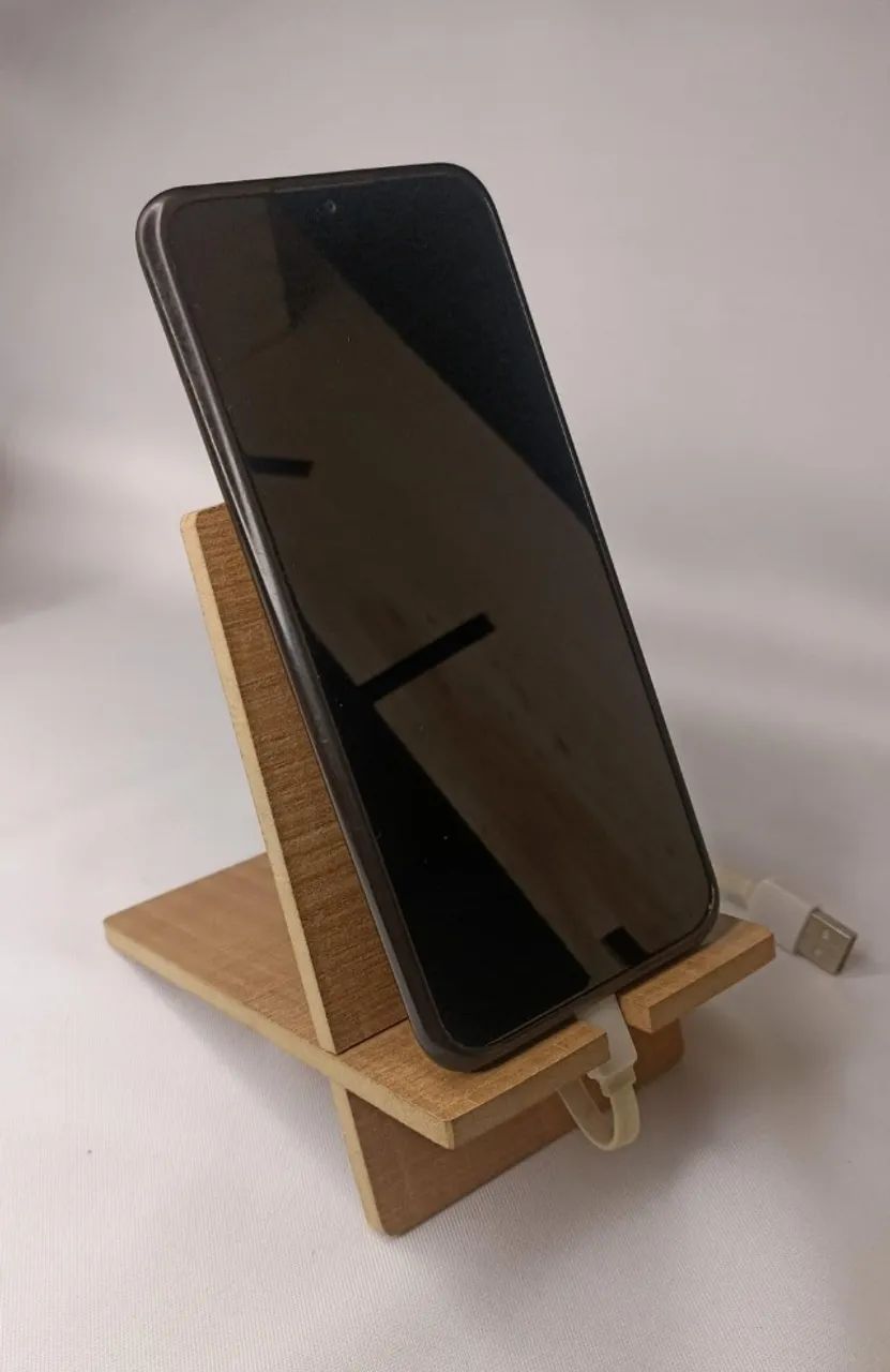 Kit 10 suporte celular mesa MDF 6mm ideal brinde ou revenda