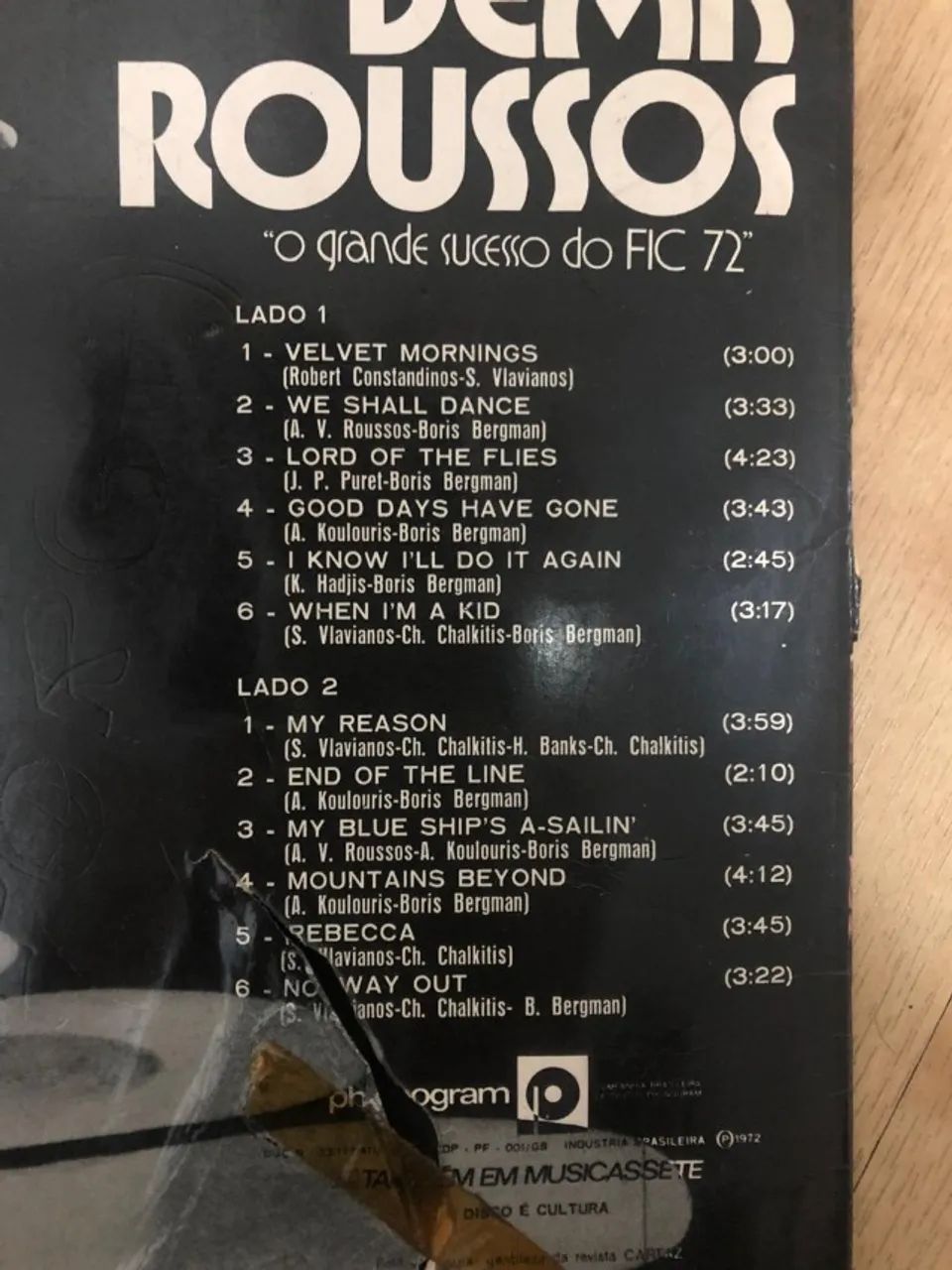 Disco Vinil Demis Roussos Velvet Mornings - Foto 3