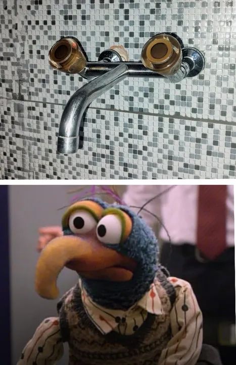 Torneira misturador duplo, C.P. Hart (Inglaterra), ed. comemora Muppet água quente e friaf - Foto 2