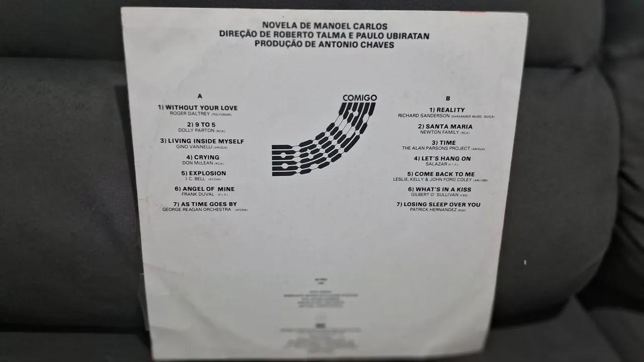 Disco de Vinil Trilha Sonora da Novela Internacional - Comigo - Foto 2
