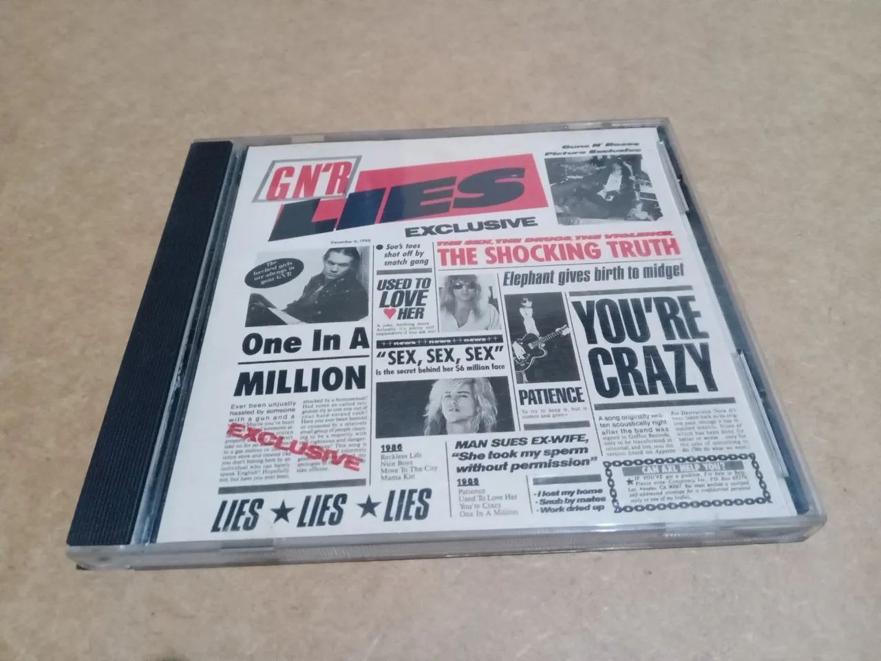 Cd Guns n Roses lies