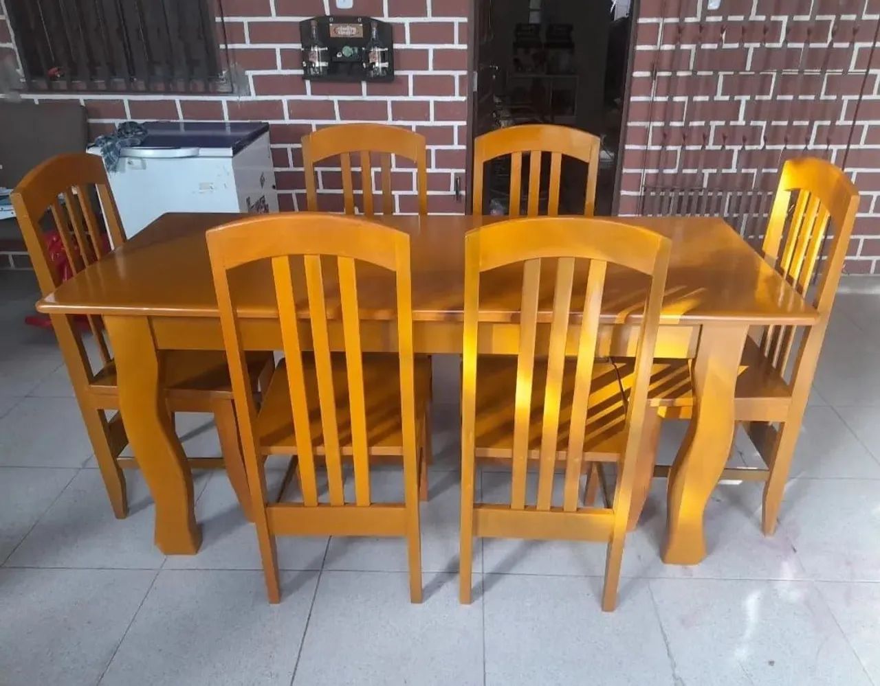 Mesa de Jantar de Madeira Maciça - Foto 5