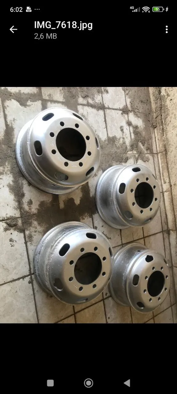 Rodas 8 foros f 4000