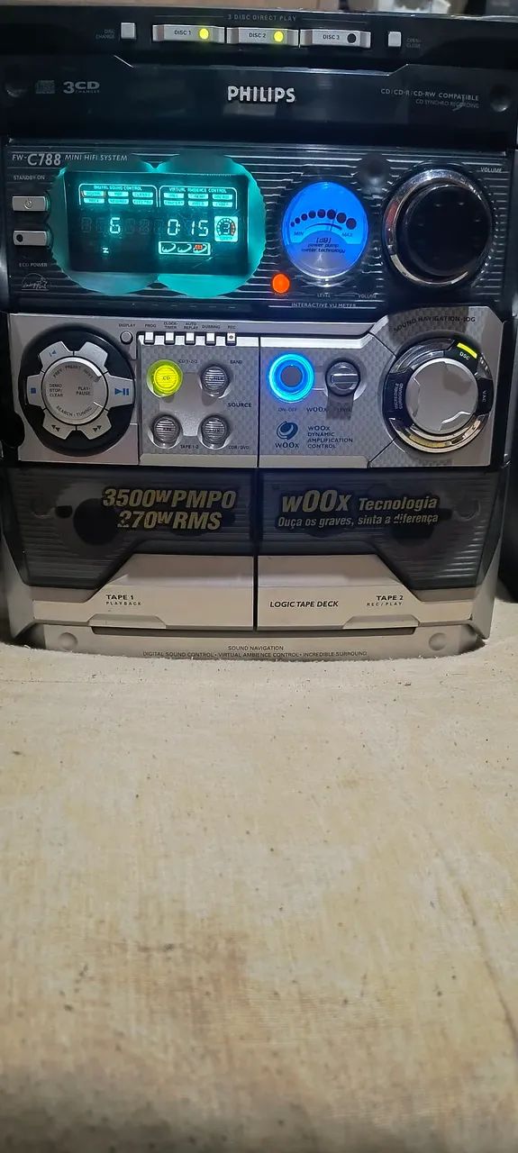 Som Philips com woox lindo e luxuozo - Foto 2