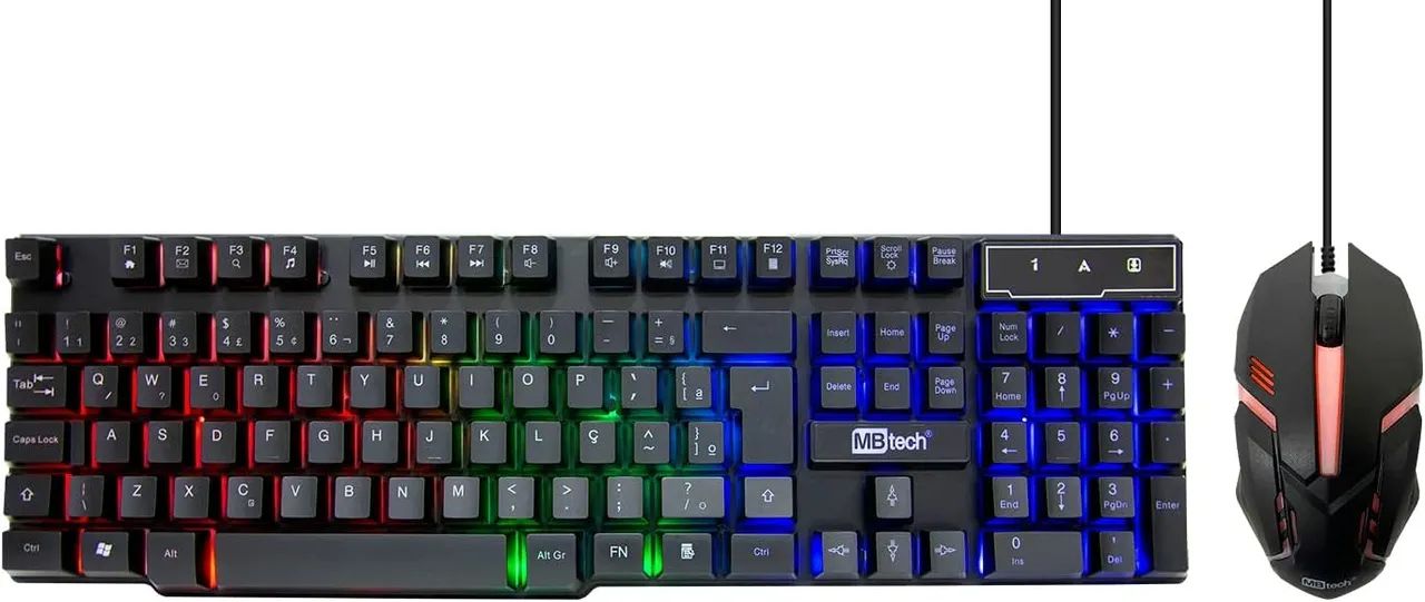 Mouse Gamer e Teclado 