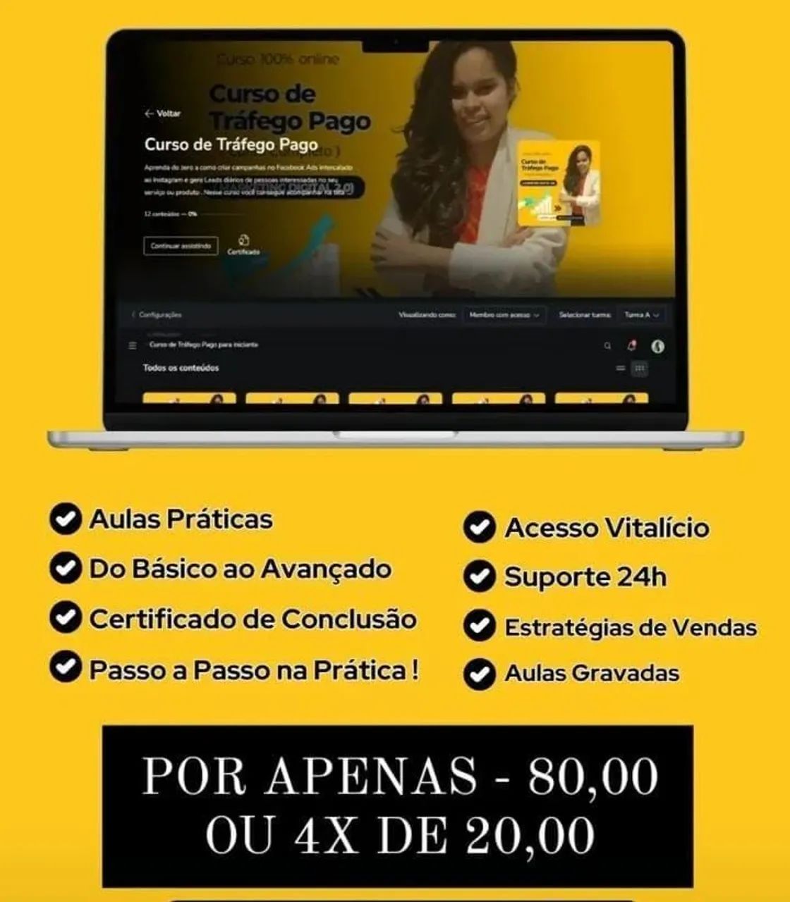 Curso de Tráfego Pago por 80,00