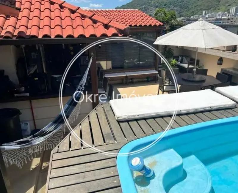 Com piscina: Cobertura dúplex à venda na Tijuca
