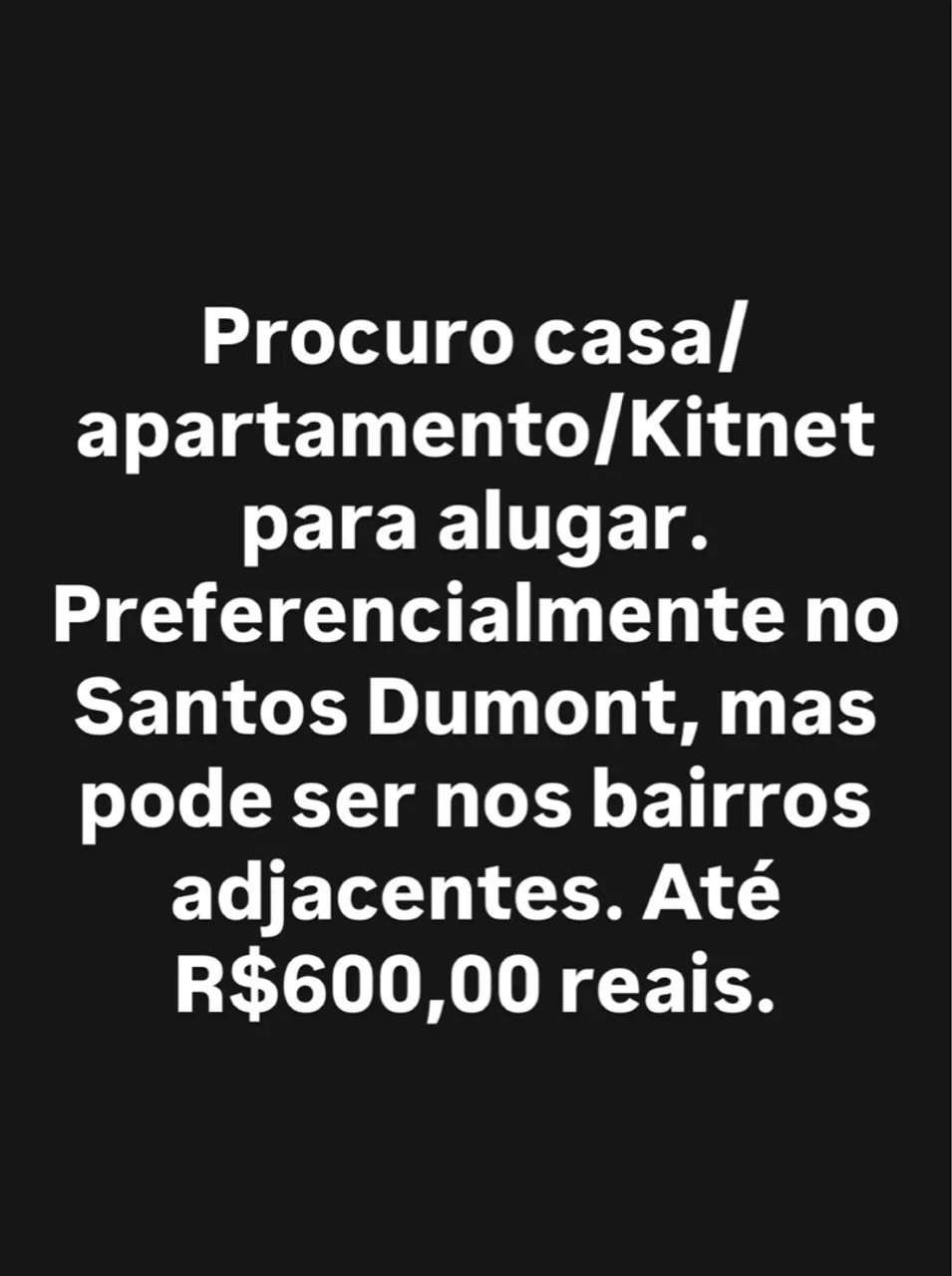 Peocuro para alugar, casa, apartamento ou Kitnet.