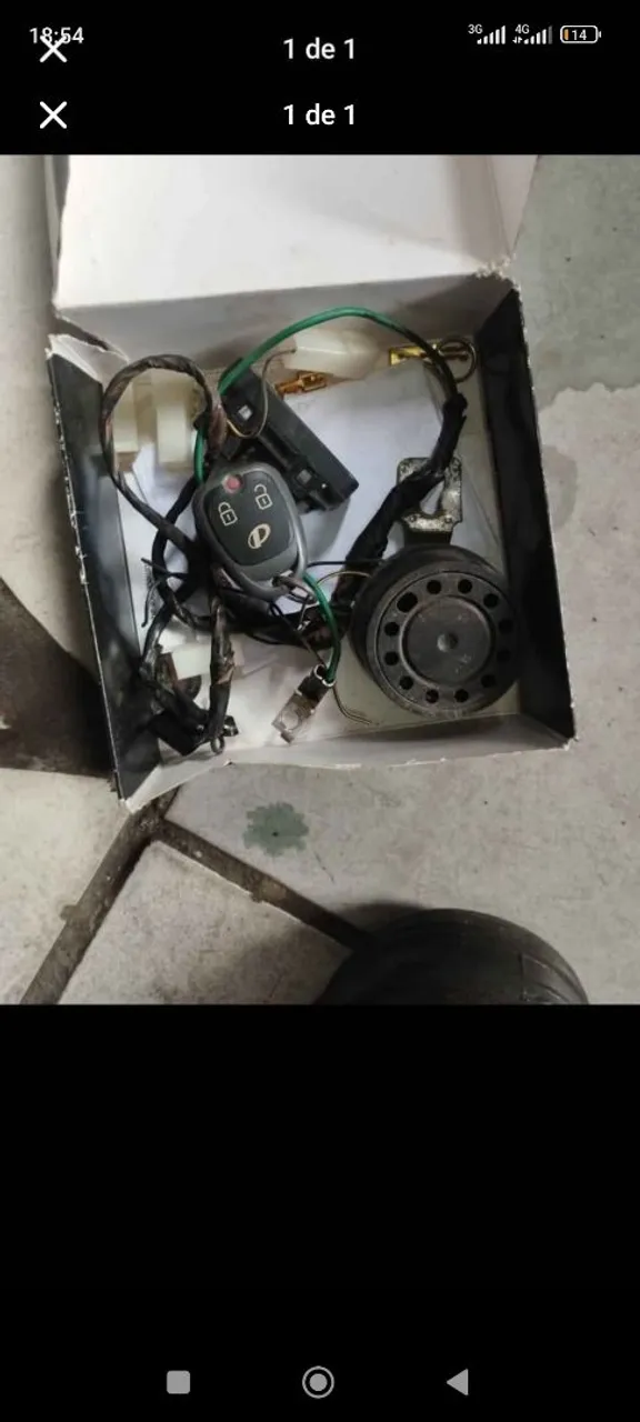 Alarme para moto com controle remoto