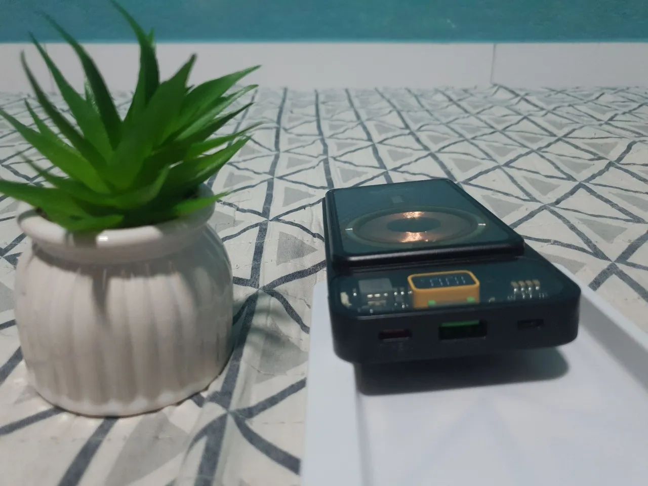 Carregador Portátil Fitama 10000mAh - Carregamento por Indução - Foto 2