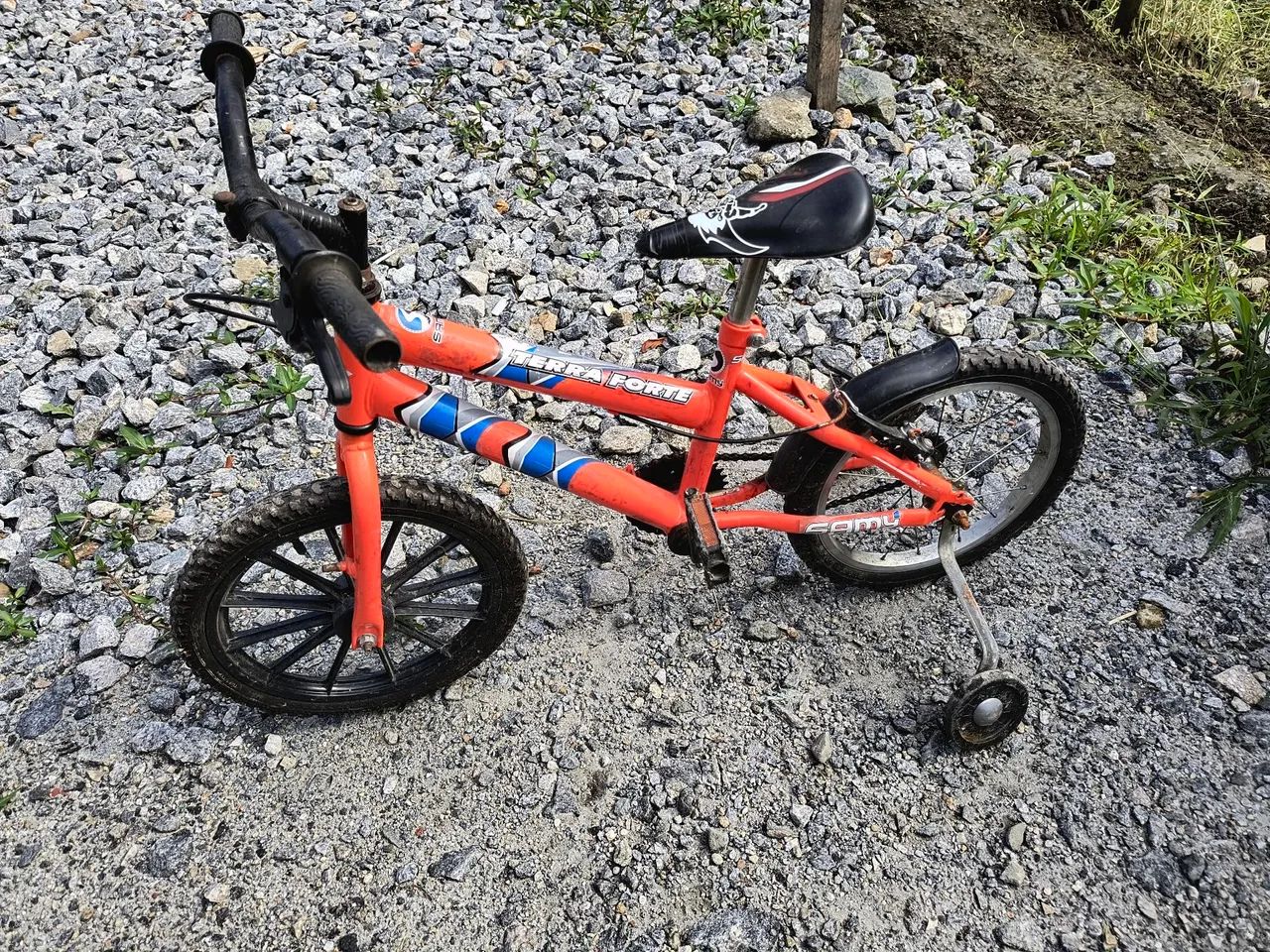 Bicicleta Infantil Laranja - Foto 2