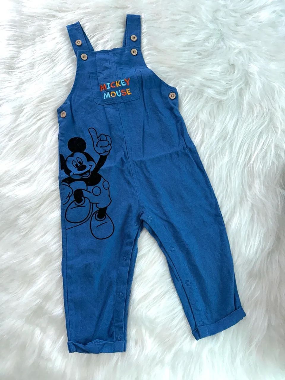 Macacão Mickey Mouse - Azul