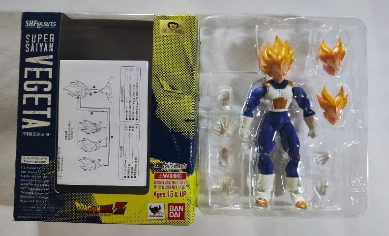 Dragon Ball S.H. Figuarts Super Saiyajin Vegeta PCE Bandai - Foto 3
