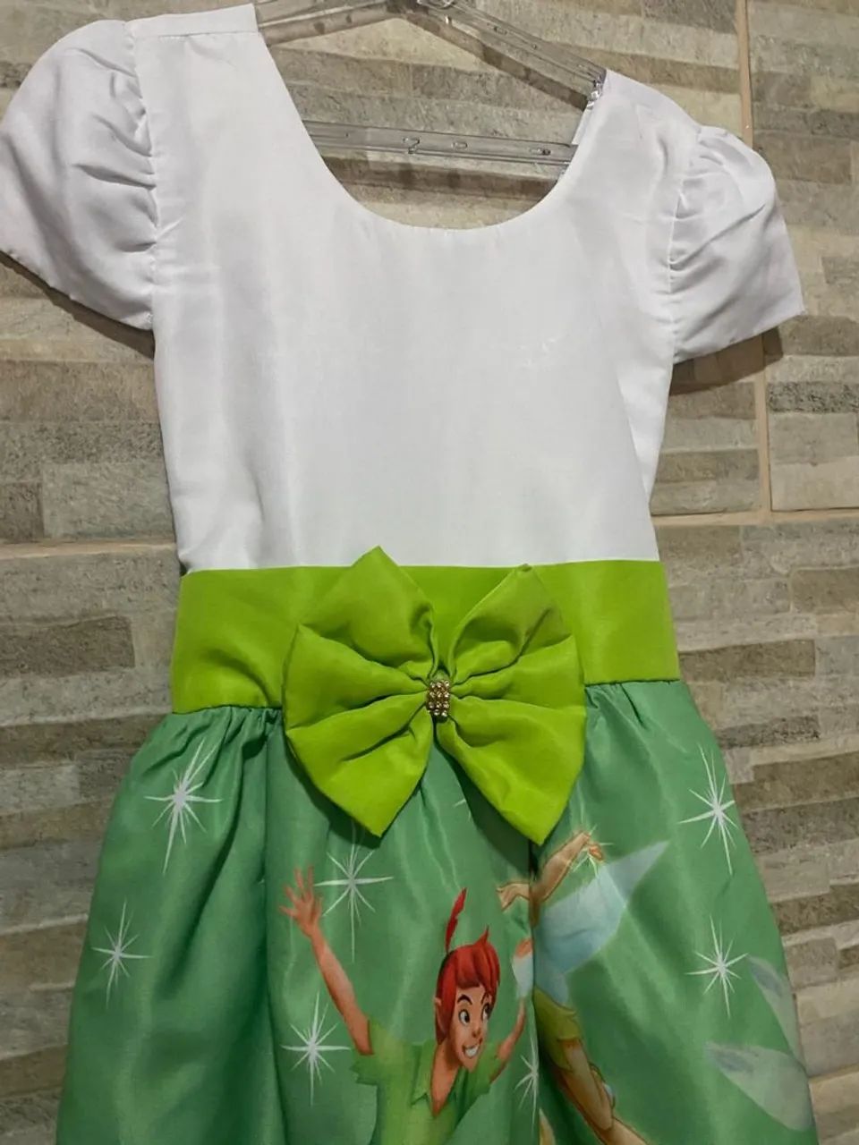 Vestido Infantil Peter Pan Temático - Foto 4