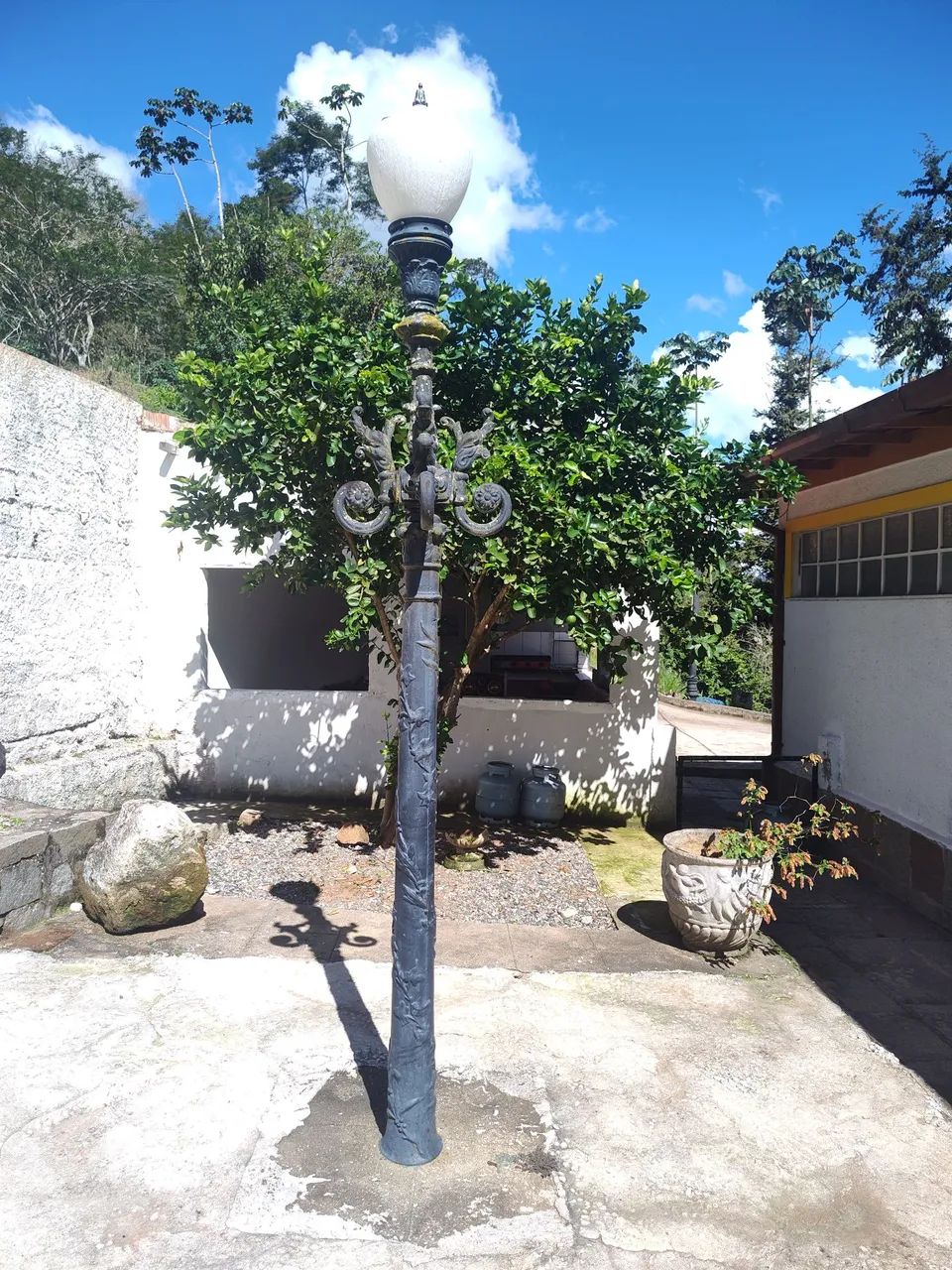 Poste de luz ferro fundido 