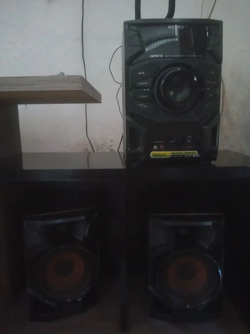 Som Sony com 2 caixas acústicas - Foto 2