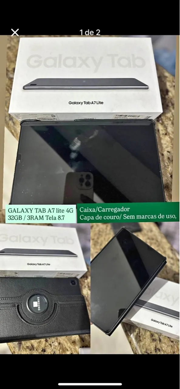 Galaxy Tab A7 Lite 4G 32GB/3RAM Tela 8.7