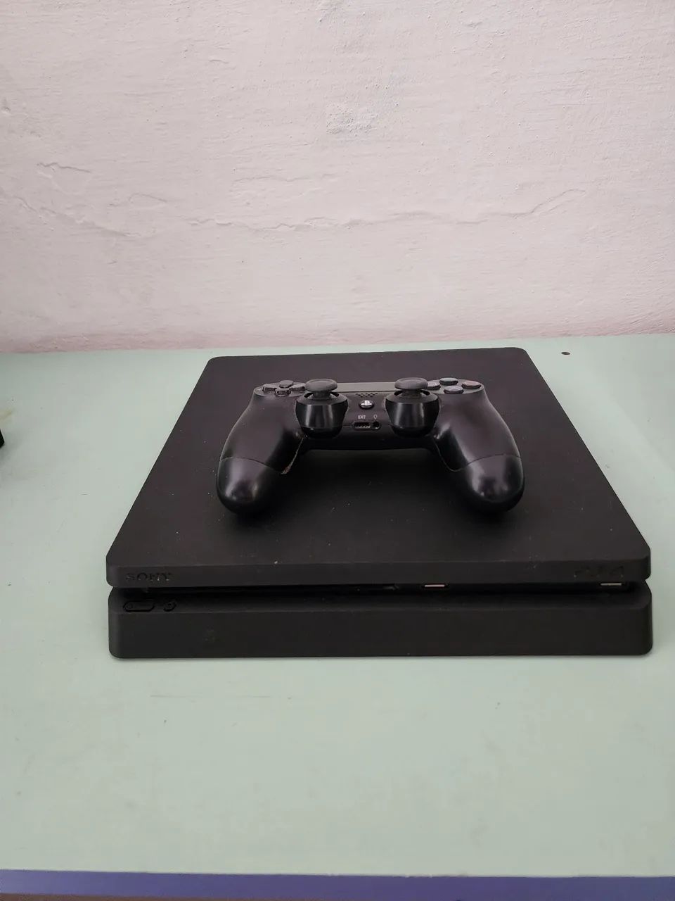 PS4 SLIM + CONTROLE ORIGINAL  - Foto 2