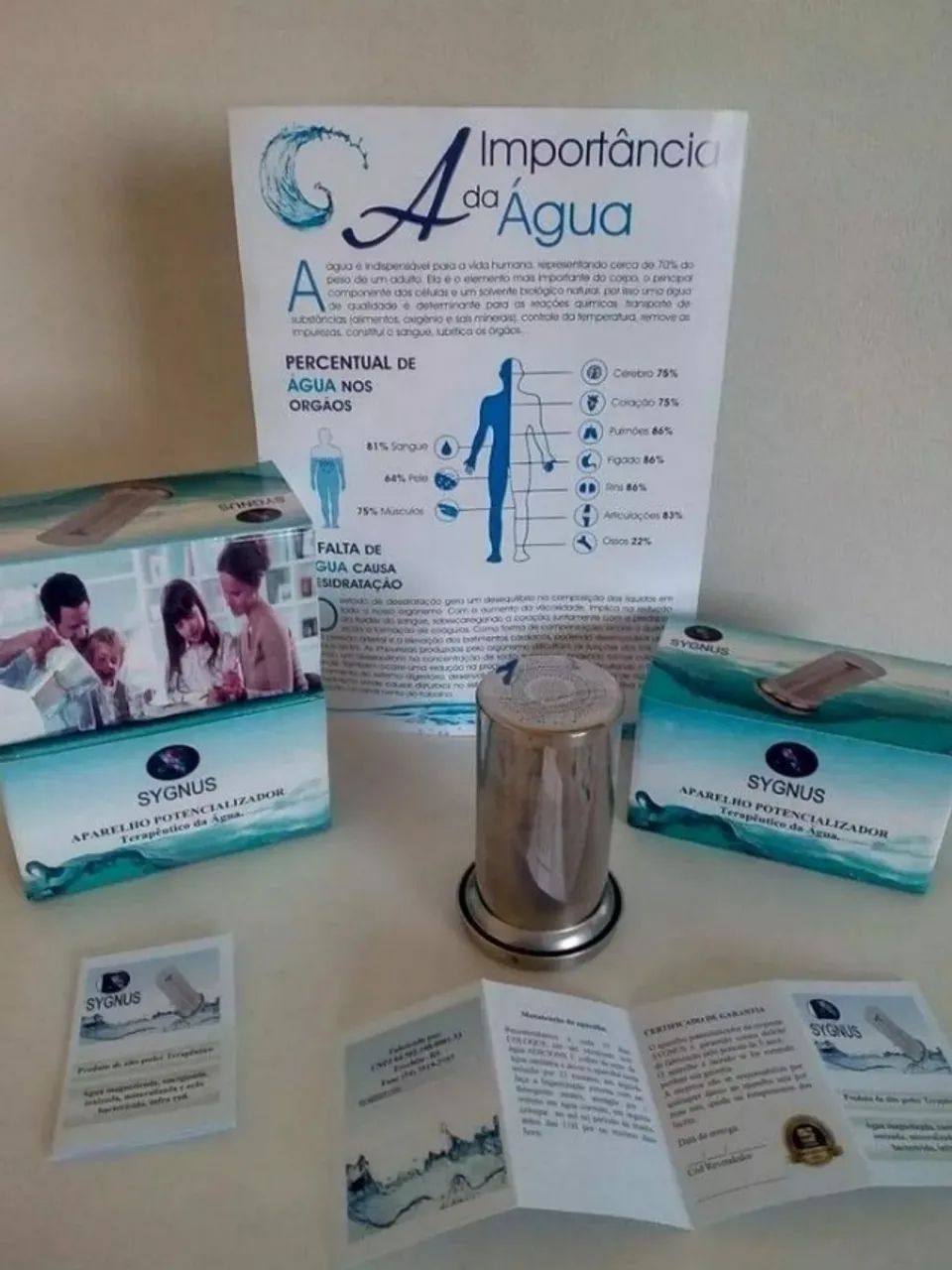 Magnetizador Mineralizador Ionizador de Água C/ 8 Funções Melhor Que Timol