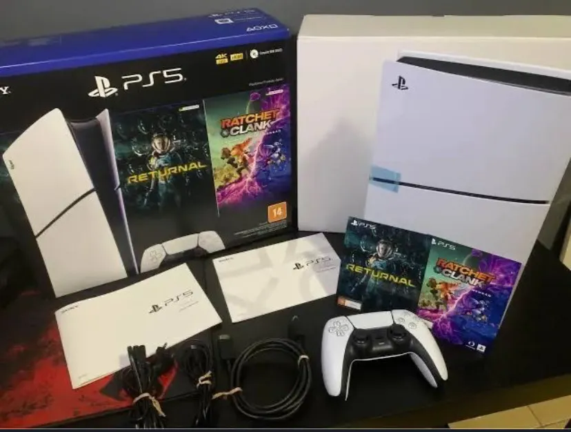 PlayStation 5 (PS5) - Novo, com Jogos!
