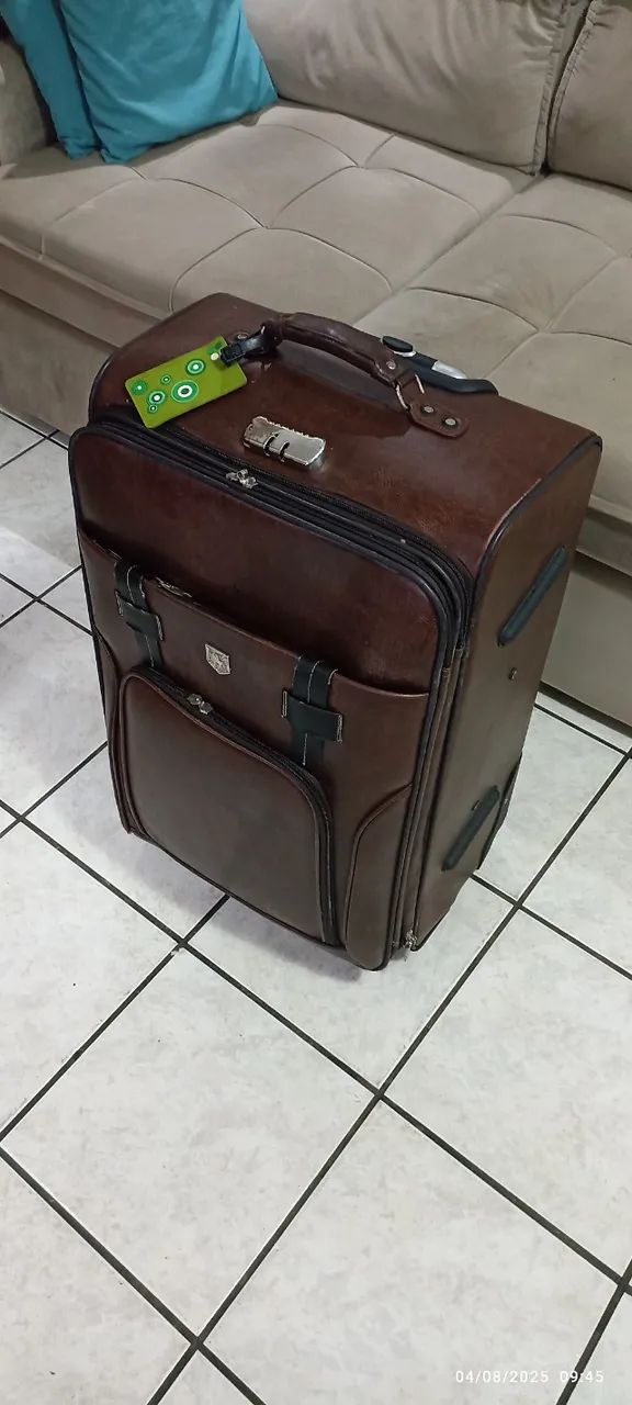 Mala grande de viagem em couro64230503446914124