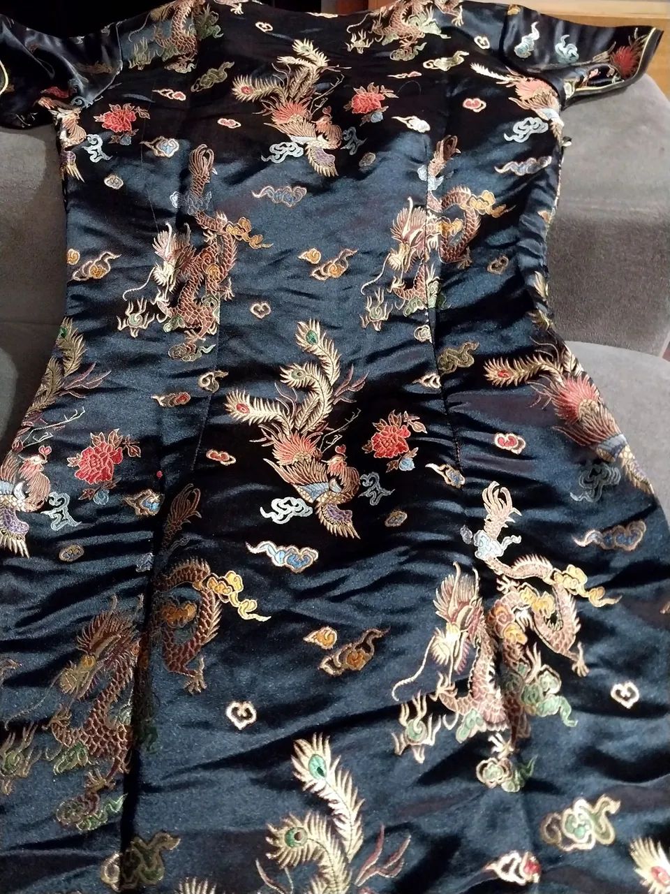 Vestido Chinês Bordado  - Foto 5