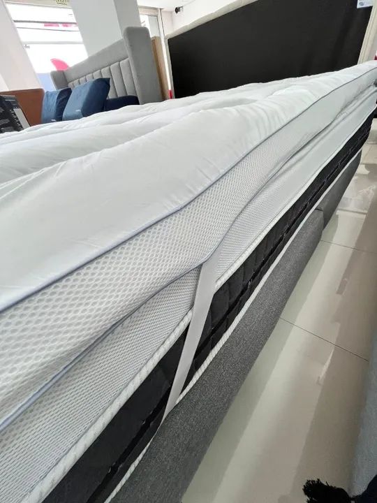 Pillow Top Plumas Nobless Queen 158x198x6 - Select Colchões - Foto 4